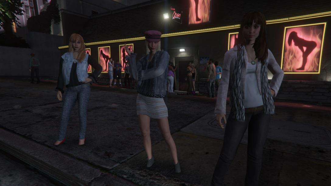 GTA 5 Twerk With Street Prostitutes Los Santos #shorts